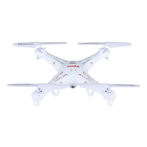 Mini drone Syma Explorers X5C con cámara HD blanco 1 batería