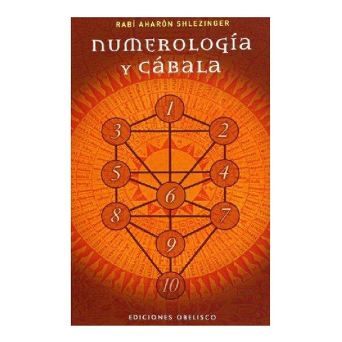Numerología y cábala, de Shlezinger, Aharon. Editorial Ediciones Obelisco, tapa blanda en español, 2008