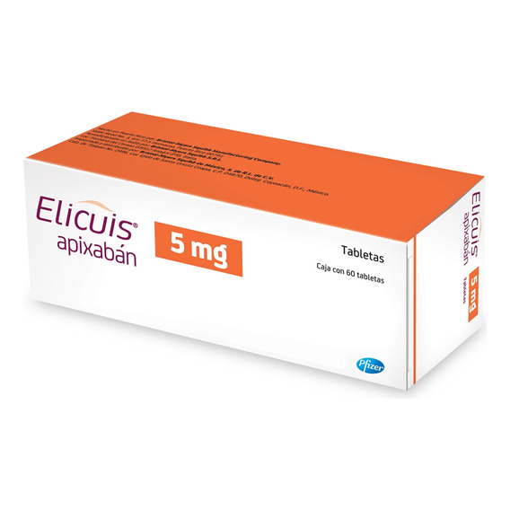 Elicuis Apixaban 5 Mg Caja Con 60 Tabs