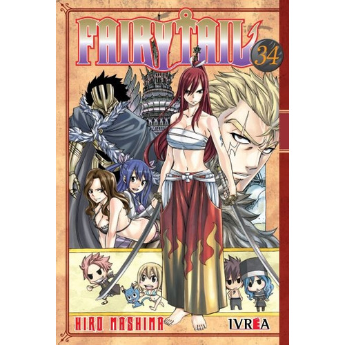 Fairy Tail # 34, De Hiro Mashima. Editorial Ivrea Argentina, Edición 1 En Español