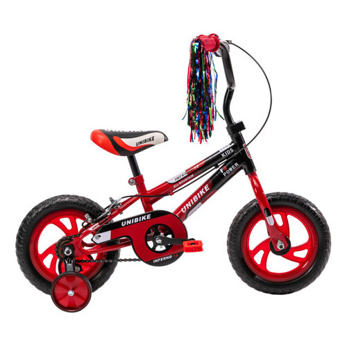 Bicicleta Para Niños Rodada 12 Rojo Con Ruedas De 