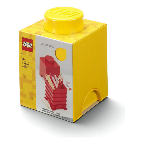Lego Bloque Apilable Contenedor Brick 1 Cantidad De Piezas 3