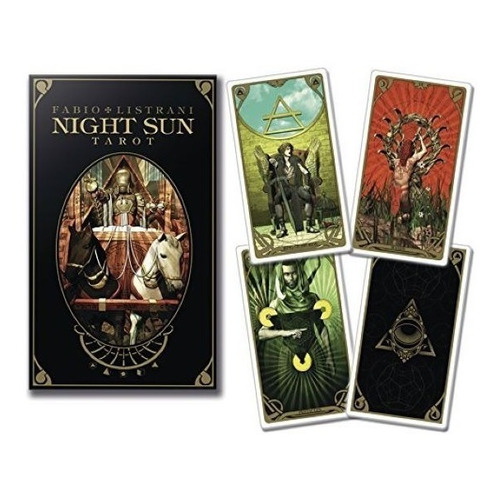 Night Sun Tarot  Fabio Listrani Cartas + Instrucciones