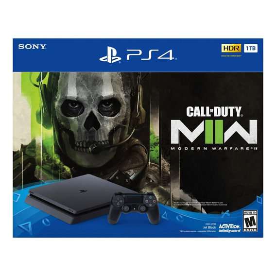 Sony Playstation 4 Slim 1tb Bundle Call Of Duty Mw2 