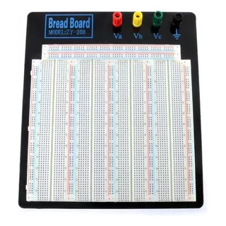 Tablero Protoboard 3220 Puntos Breadboard Zy-208 Arduino Pic