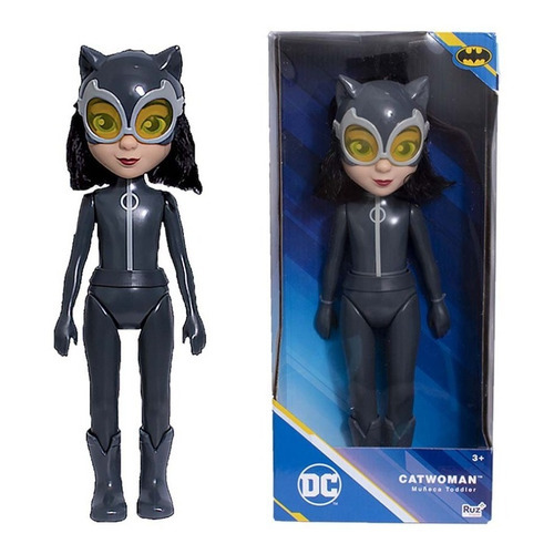 Dc Super Hero Girls Muñeca Catwoman Gatubela Toddler 33 Cms