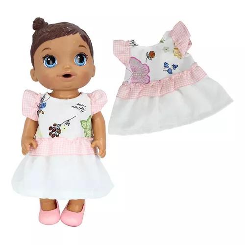 Roupa boneca Baby Alive Kit 5 peças Unicórnio