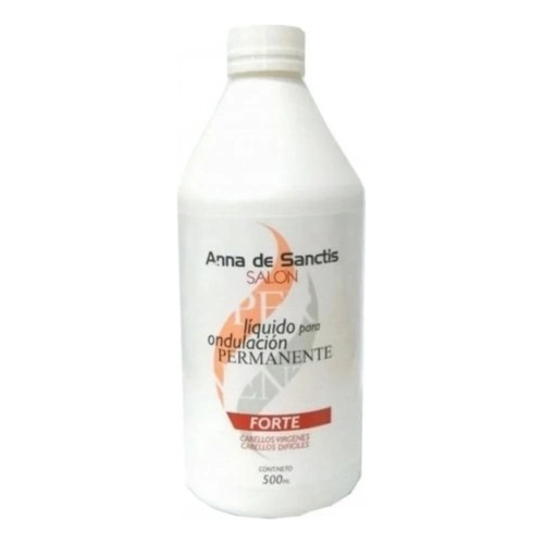 Liquiado Anna De Sanctis Ondulacion Permanente Pelo 500 Ml Fuerza Forte