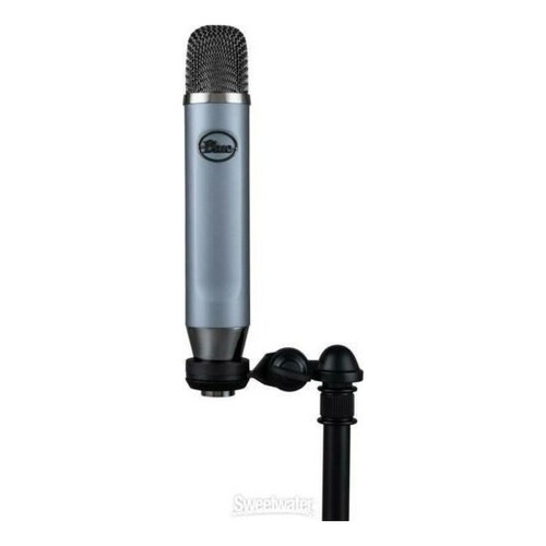 Micrófono XLR Blue Ember Condenser, transmisión en vivo, grabación en color gris