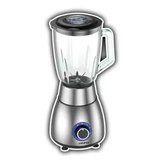 Licuadora Xion Vaso De Vidrio 600w Color Gris