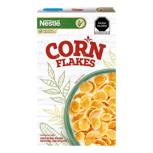 4 Pzs Nestle Cereal De Maíz Integra Sin Gluten Corn Flakes 3