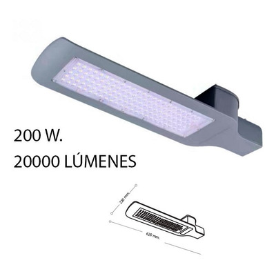 Luminaria Led Luz Calle 200w Jupiter Alumbrado Publico 