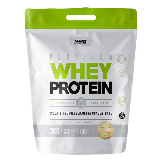 Star Nutrition Platinum Whey Protein 3kg Zipper Pack