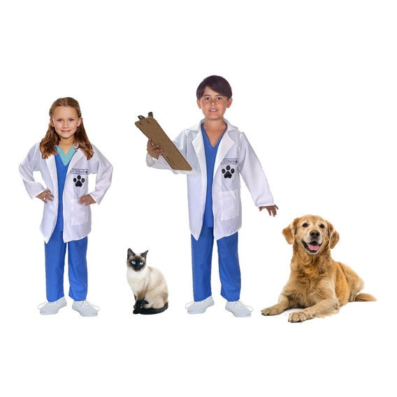 Disfraces De Doctores - Disfraz De Veterinario - Disfraces Para Niñas Y Niños Disfraz De Enfermero Disfraces Doctor Uniforme Medicina Oficios Trabajos