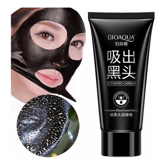 Bioaqua Mascarilla Puntos Negros Carbon Activo Espinillas Tipo de piel Grasa