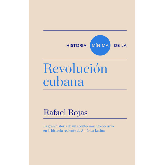 Historia Minima De La Revolucion Cubana. Rafael Rojas