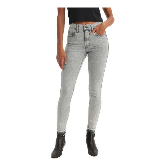 Jeans Mujer 720 High Rise Super Skinny Gris Levis 52797-0391