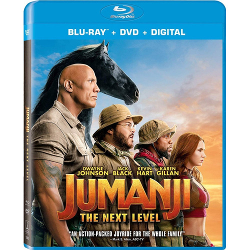 Blu-ray + DVD Jumanji The Next Level / El Siguiente Nivel