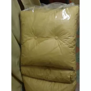 Almohadones Para Sillones En Cuerina 55x55x15 Juego X 2