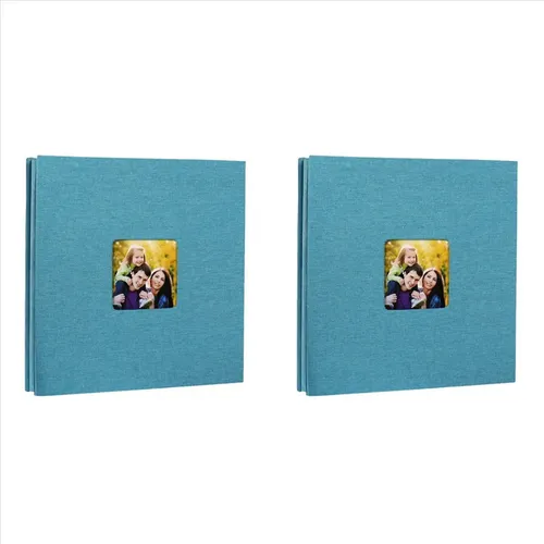 2x Photo Album Self Adhesive Scrapbook For Wedding/family-94