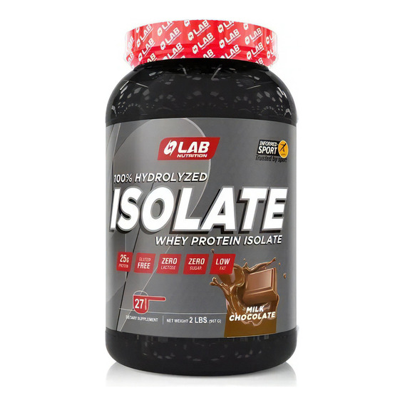 Proteina 100% Hdrolized Isolate Vanilla 2lb Sabor Chocolate