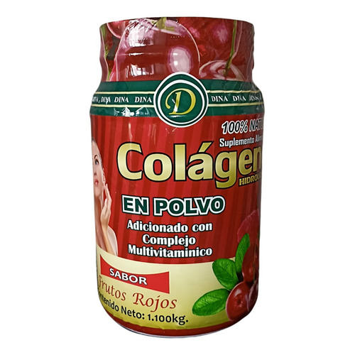 Colágeno Hidrolizado En Polvo Frutos Rojos 1.1 Kg