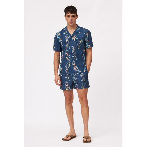 Camisa Hombre Billabong Vacay Indigo Jungle