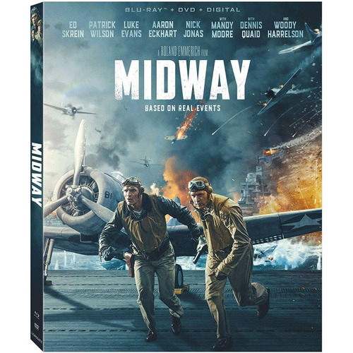Midway Batalla En El Pacifico 2019 Pelicula Blu-ray
