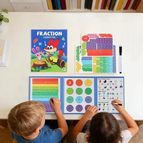 Imanes de Fracciones para Enseñanza,Herramientas Pedagógicas Magnéticas Matemáticas Ciencias Techno - Herramienta de Educación Preescolar para y Niños Imanes de Fracciones para Enseñanza,Herramientas Pedagógicas Magnéticas Matemáticas Ciencias Techno - Herramienta de Educación Preescolar para y Niños