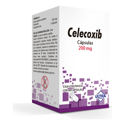 Celecoxib 200 Mg Con 10 Cápsulas Ultra