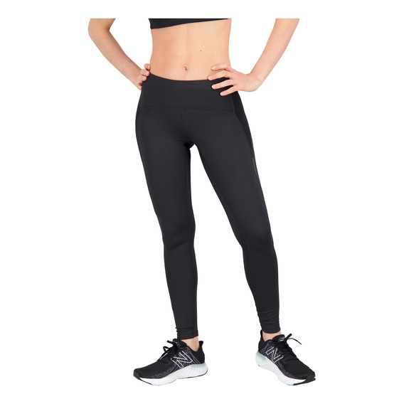 Pantalon New Balance De Dama - Impact Run Tight - Wp21273bk