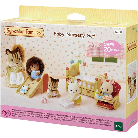 Sylvanian Families Set Guardería Niños Juguete Figuras Atrix