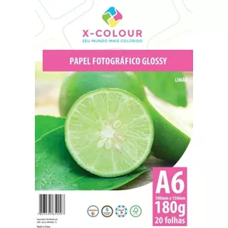 1000 Folhas Foto Papel Fotográfico 10x15 Cm Glossy A6 180g Cor Branco