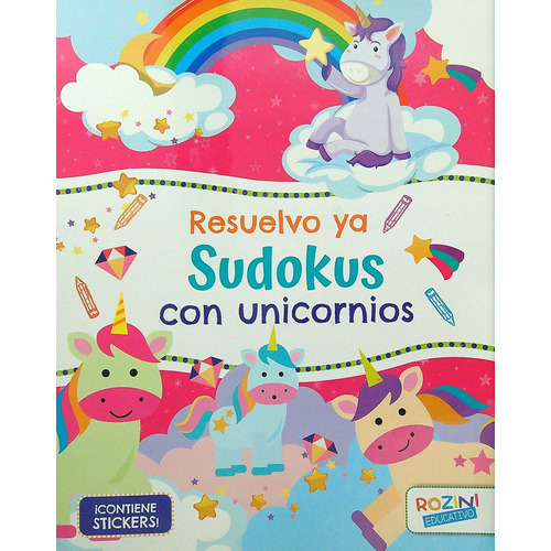 Resuelvo Ya Sudokus Con Unicornios - Con Stickers