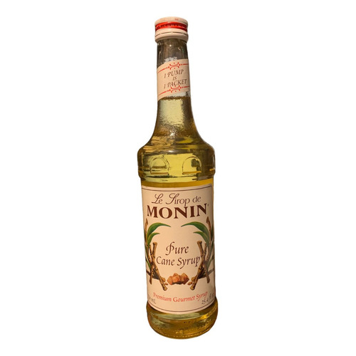 Jarabe Monin Pure Cane Botella 750 Mililitros