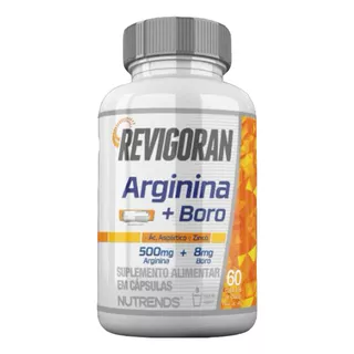 Arginina + Boro 60 Caps Revigoran Nutrends Sabor Without Flavor