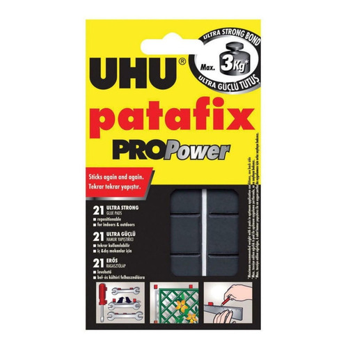 Uhu Patafix Propower Pastillas Adhesivas Ultrafuerte Masilla