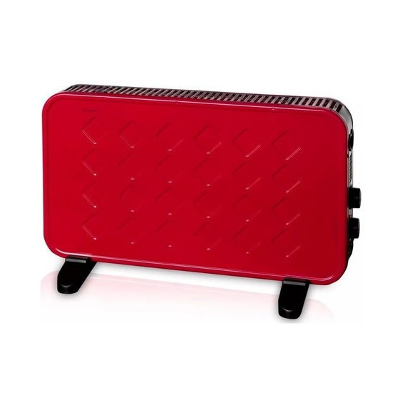 Panel Calefactor Diseño Elegante Caloventor Slim Bajo Consum Color Rojo