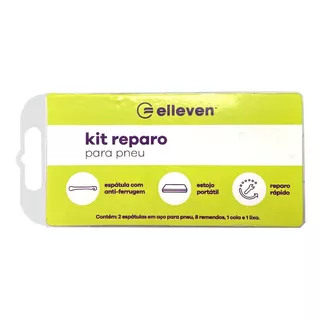 Kit Reparo Rápido Remendo Pneu Bicicleta Com 2 Espátulas Aço