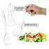 Set Of 12 - Heavy Duty Disposable Plastic Serving Utens...