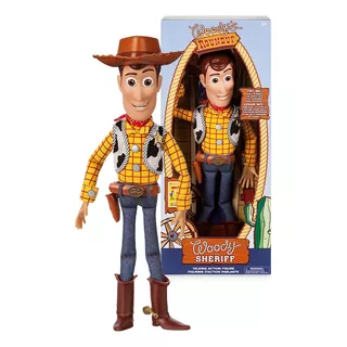 Boneco Interativo Woody Toy Story Com Fala E Sons 35cm