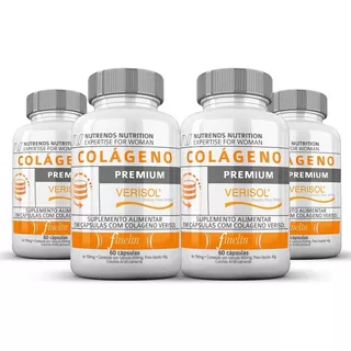 Kit 4x Colágeno Verisol® Premium 60 Cápsulas Verisol®