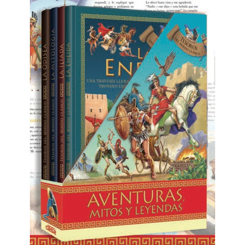 Libros Aventuras Mitos Y Leyendas Mitología 4 Tomos