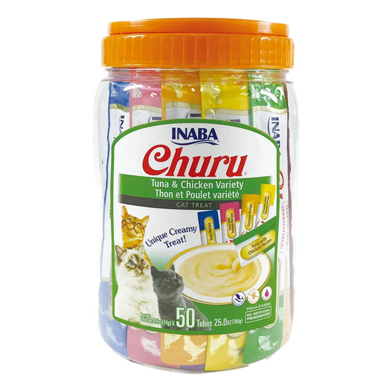 Inaba Churu Frasco Mix Pollo Y Atún 50 Un
