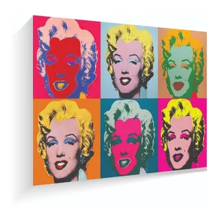 Cuadro Maderatela Bantec Marilyn Monroe 60 X 42 Cm Pop Art