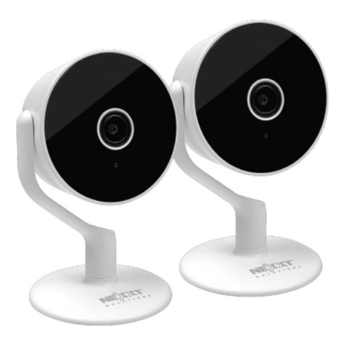 Cámara de seguridad  Nexxt Solutions Cámara inteligente Wi-Fi para interior (x2) con resolución de 2MP visión nocturna incluida blanca
