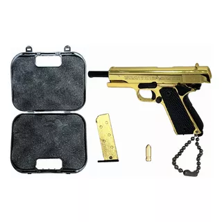 Llaveros De Moda Armas De Pistola Replica Oro Colts M1911a1