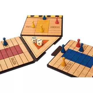 Juego De Mesa Parqués Viajero Desarmable