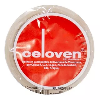 Cinta Adhesiva Transparente Celoven 12mm X 50m 1272 X 2unds