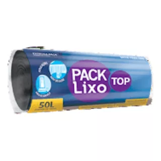 Saco Para Lixo Branco 50l Pack Lixo Top Fardo 10x30 Un